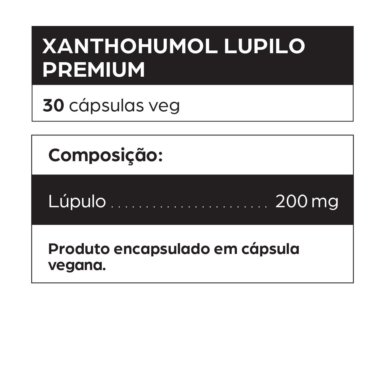 Xanthohumol Lúpulo Premium 200mg. Cápsulas veganas com lúpulo, indicado para ansiedade, insônia, estresse, TPM e sintomas da menopausa. Ação antioxidante e calmante natural que auxilia no equilíbrio hormonal e bem-estar feminino após os 40 anos.