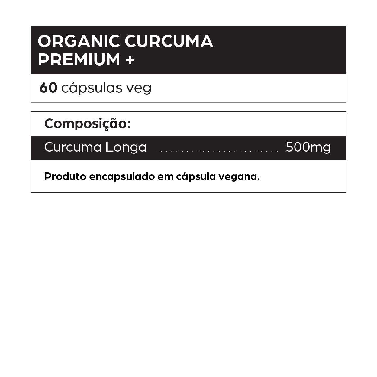 Organic Curcuma Premium +